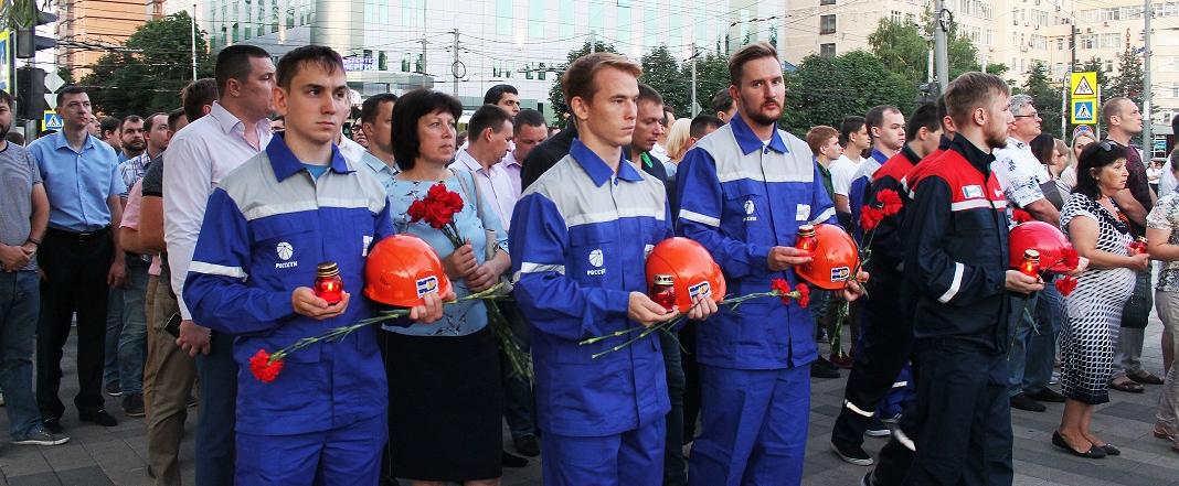 Краснодарские энергетики приняли участие в патриотической акции «Свеча памяти»