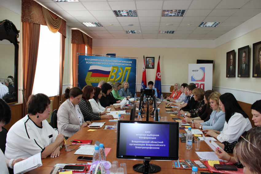 XXII отчетно-выборная конференция Владимирской областной организации ВЭП 