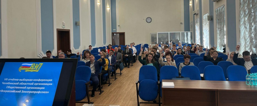 Отчёты и выборы в Профсоюзе. Председателем Челябинской областной организации ВЭП избран Андрей Сергеевич Разборщиков